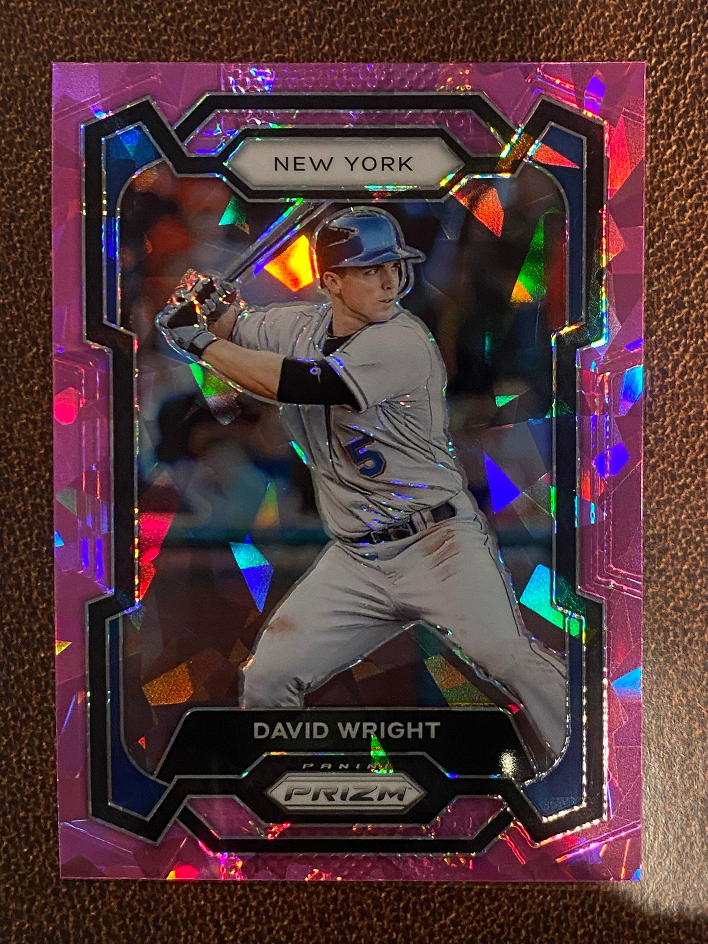David Wright - 2024 Panini Prizm - Pink Ice - Mets