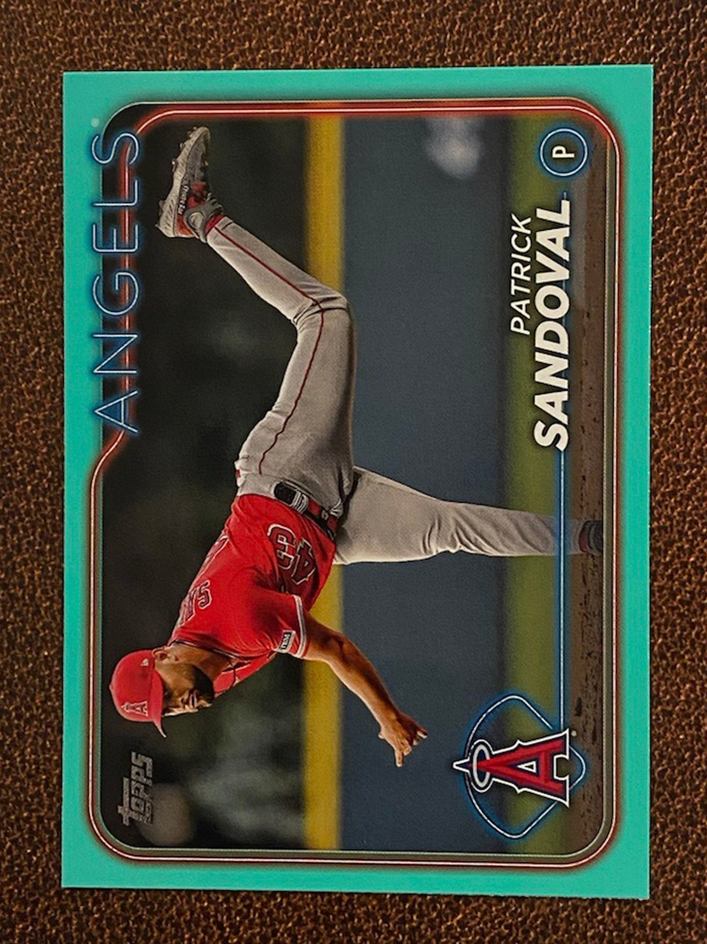 Patrick Sandoval - 2024 Topps Series 2 - Aqua Parallel - Angels