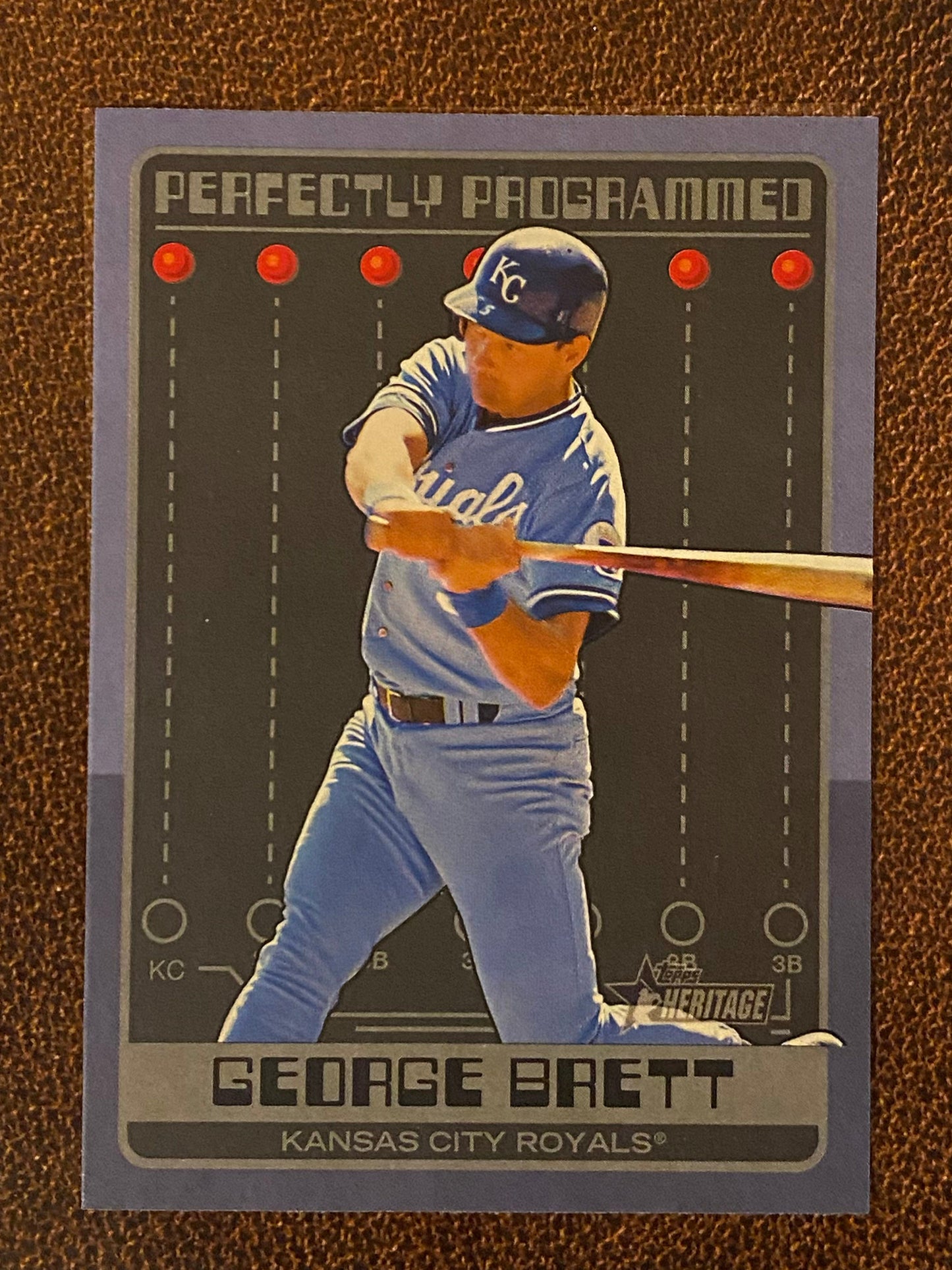 George Brett - 2024 Topps Heritage High Number - Perfectly Programmed - Royals