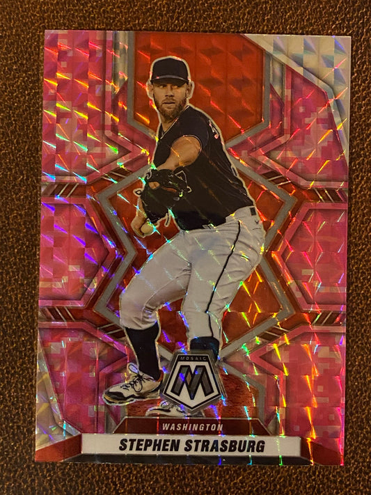 Stephen Strasburg - 2022 Mosaic - Pink Camo - Nationals