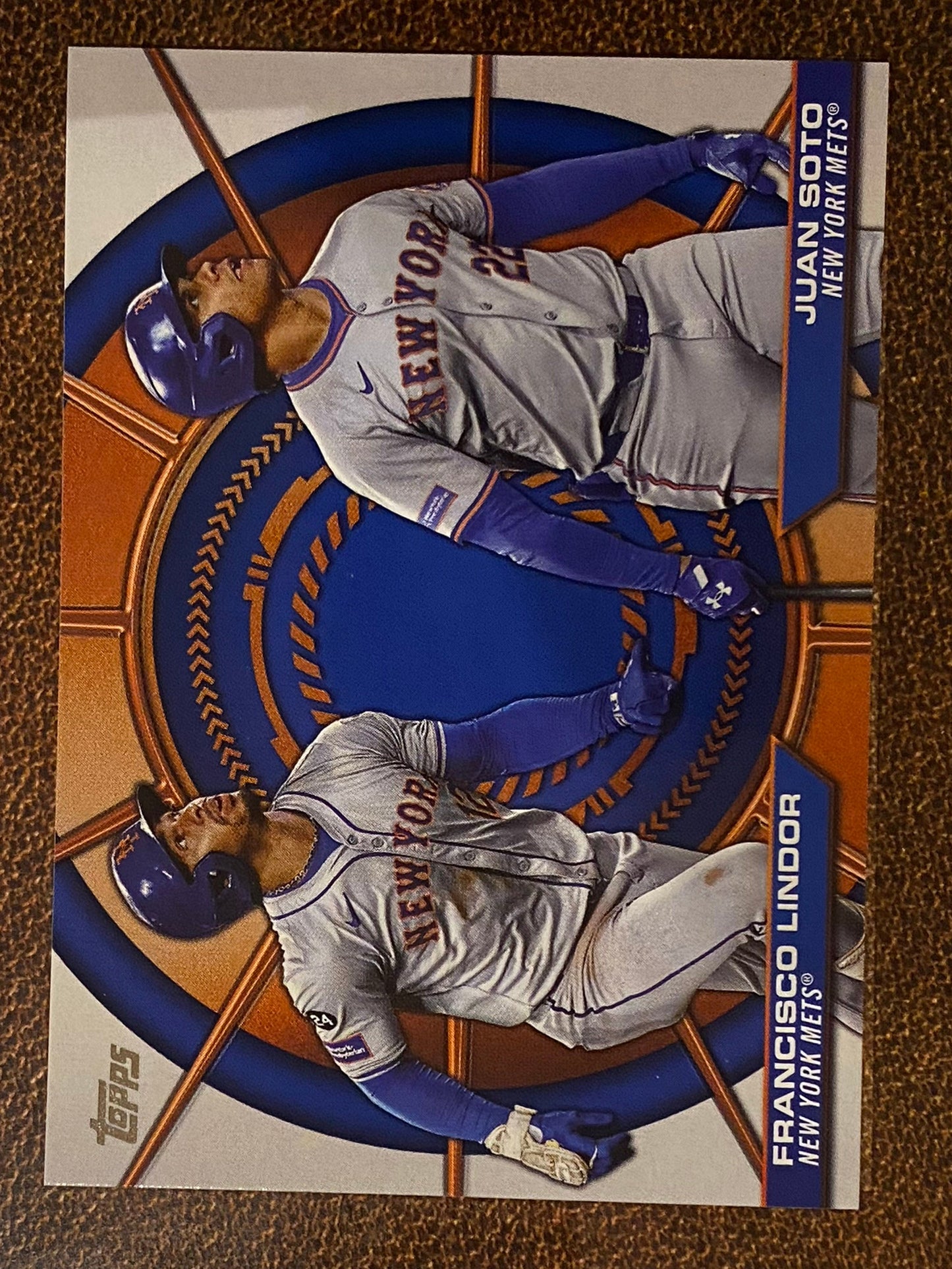 Juan Soto/Francisco Lindor - 2025 Topps Series 2 - Dynamic Duo Insert - Mets