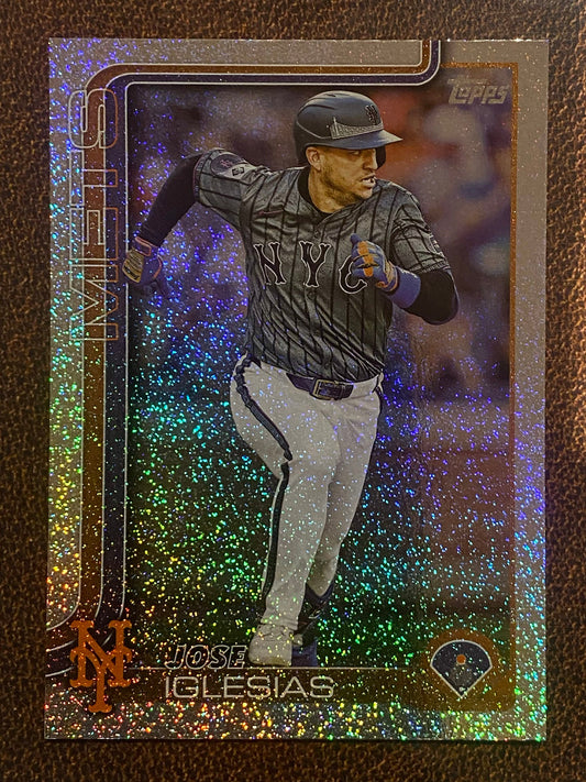 Jose Iglesias - 2025 Topps Series 2 - Sandglitter - Mets