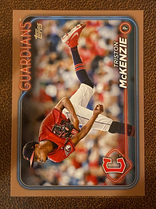 Triston McKenzie - 2024 Topps Series 2 - Gold /2024 - Guardians