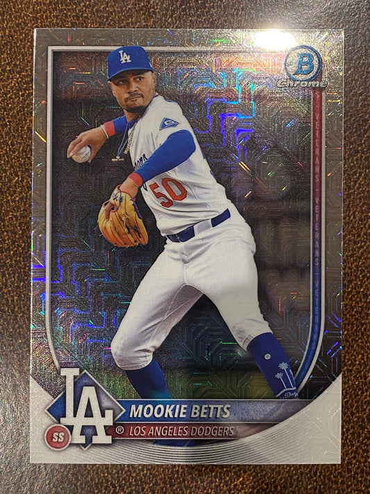 Mookie Betts - 2025 Bowman Chrome - Mojo - Dodgers