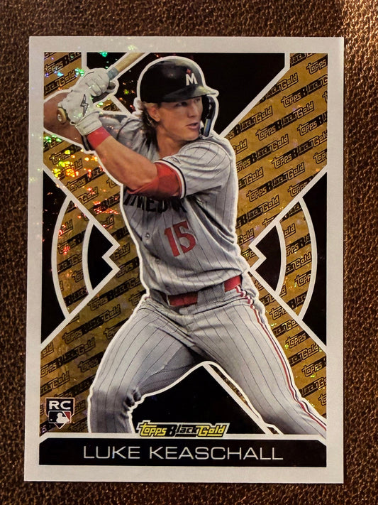 Luke Keaschall - 2025 Topps Update - Black Gold Insert - Twins