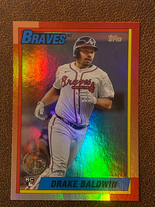 Drake Baldwin - 2025 Topps Update - 1990 Foil Insert - Braves