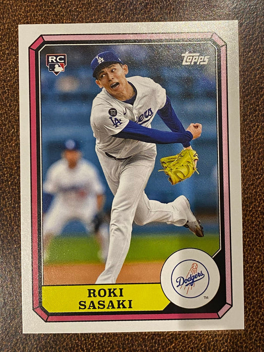 Roki Sasaki - 2025 Topps Archives - Boardwalk Insert - Dodgers