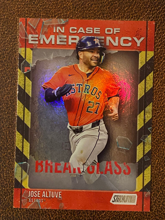 Jose Altuve - 2025 Topps Stadium Club - Break Glass Insert - Astros
