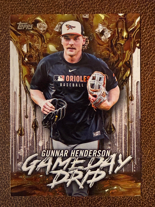 Gunnar Henderson - 2026 Topps Series 1 - Gameday Drip Insert - Orioles