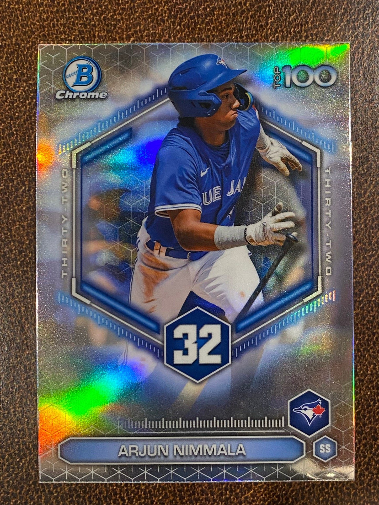 Arjun Nimmala - 2026 Bowman - Scouts Top 100 Insert - Blue Jays
