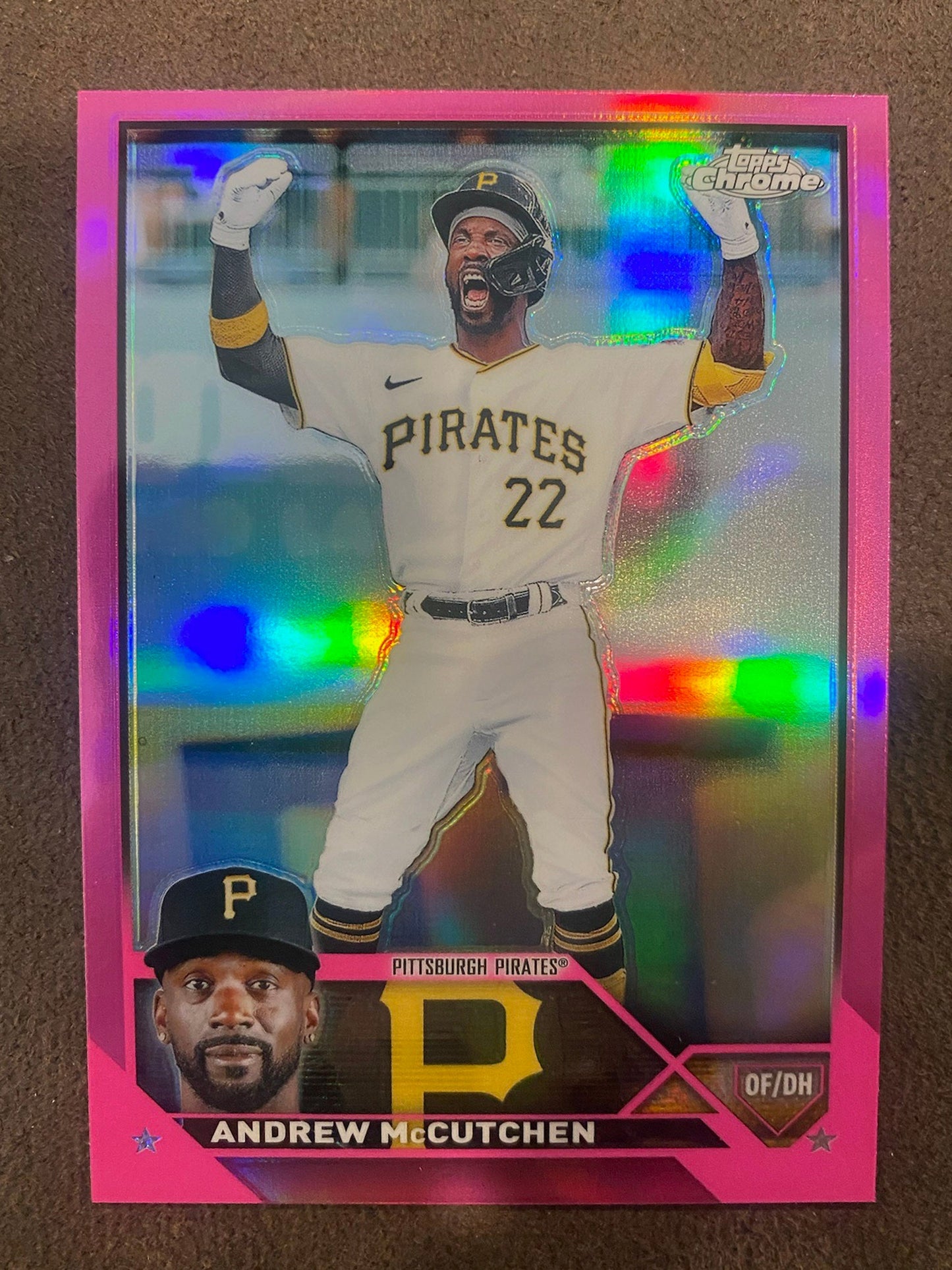 Andrew McCutchen - 2023 Topps Chrome - Pink Refractors - Pirates