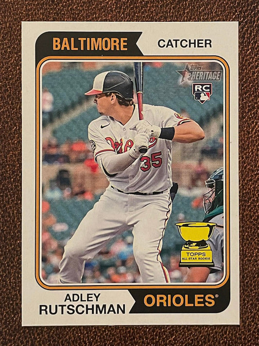 Adley Rutschman - 2023 Topps Heritage - Base Rookie - Orioles