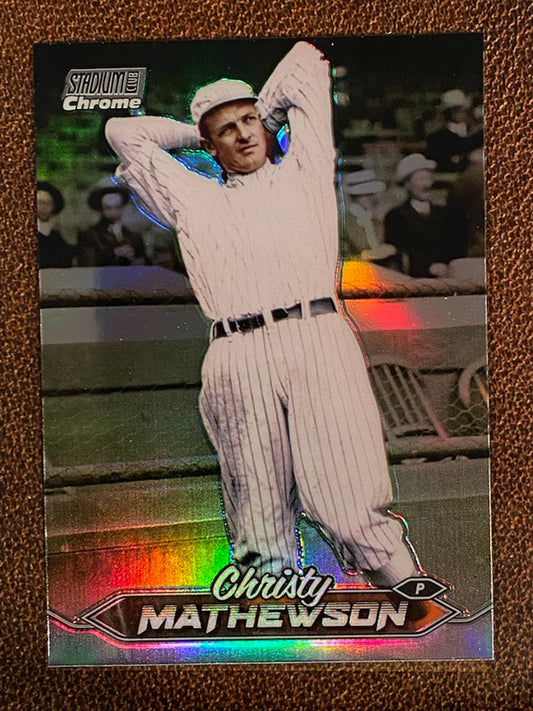 Christy Mathewson - 2024 Topps Stadium Club - Chrome Refractor - Giants
