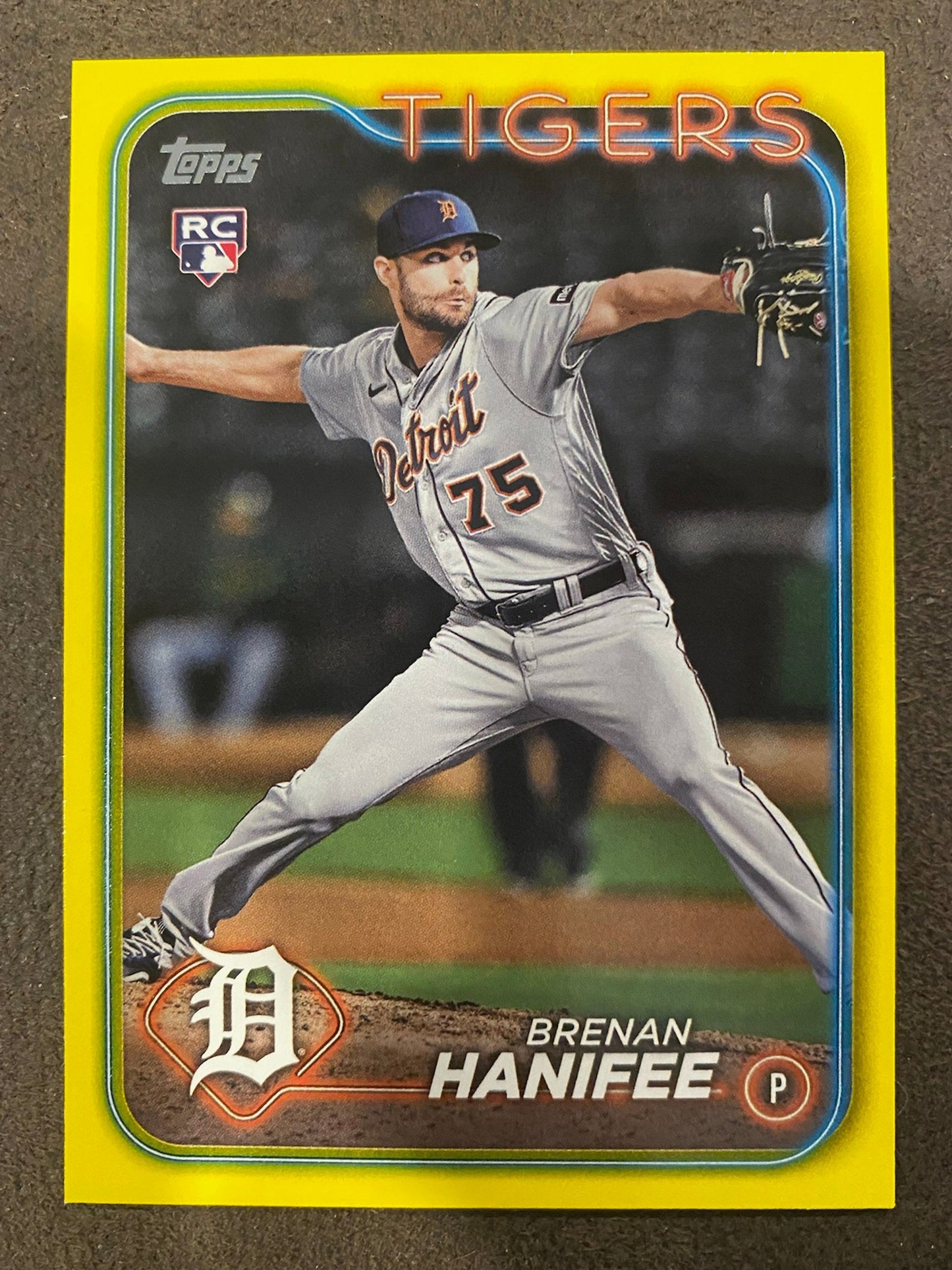 Brenan Hanifee - 2024 Topps Series 2 - Yellow Parallels - Tigers