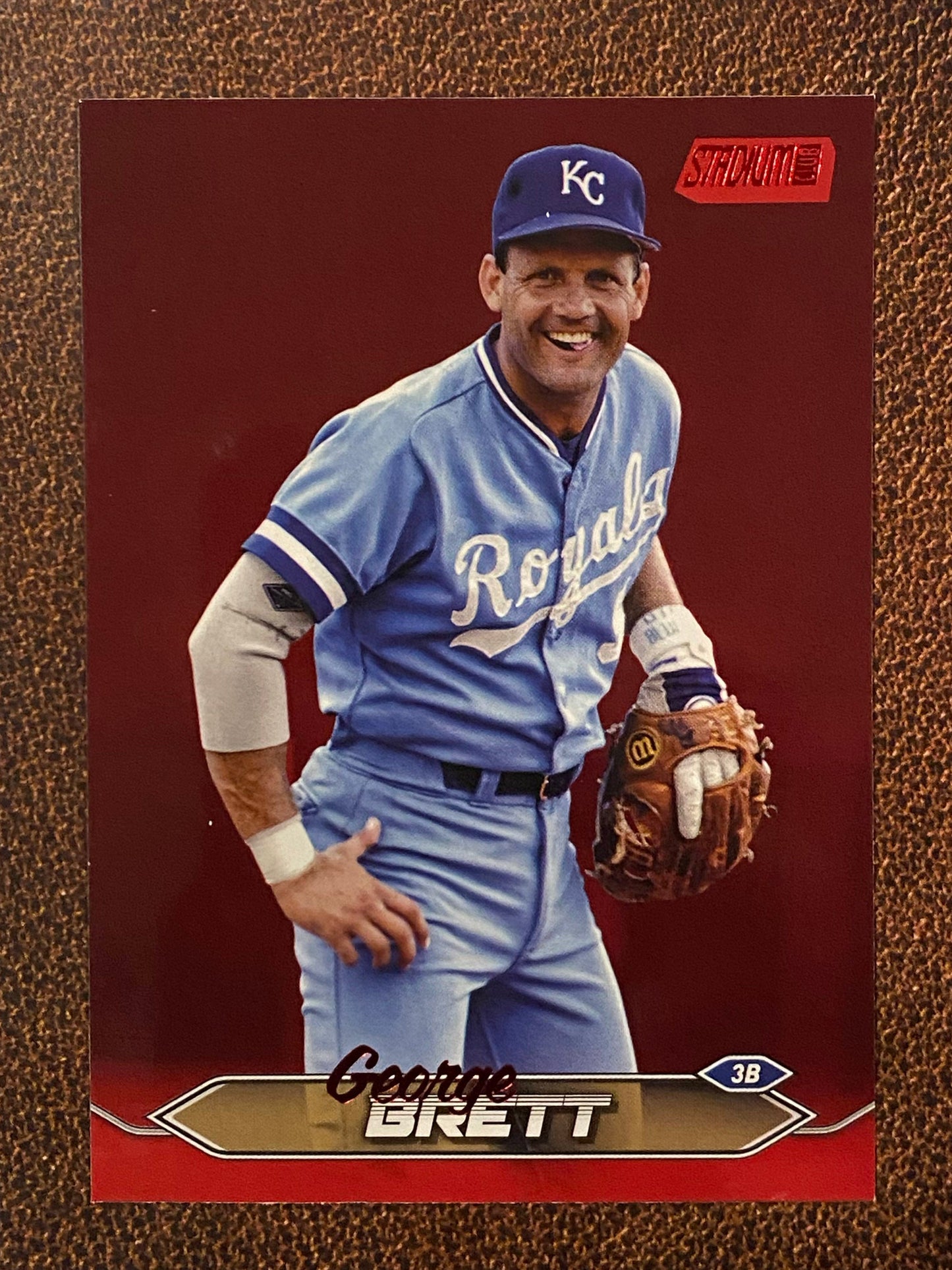 George Brett - 2024 Topps Stadium Club - Red Foil - Royals