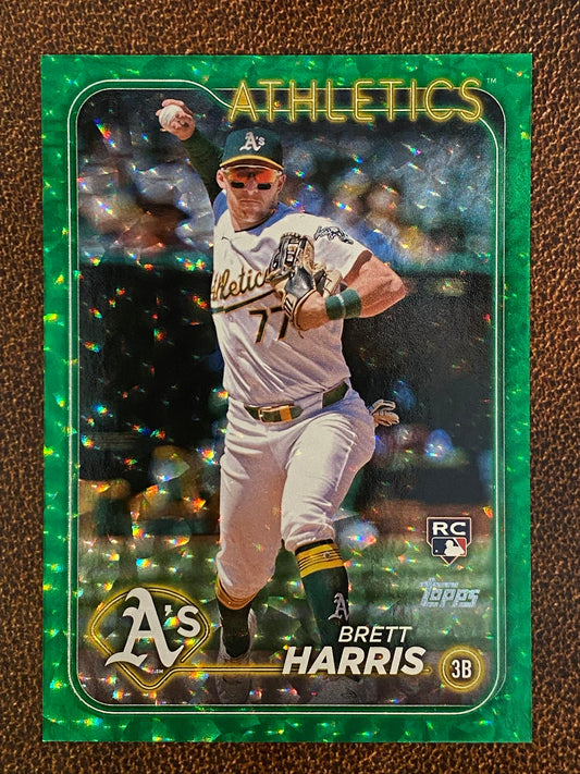Brett Harris - 2024 Topps Update - Green Foil /499 - Athletics