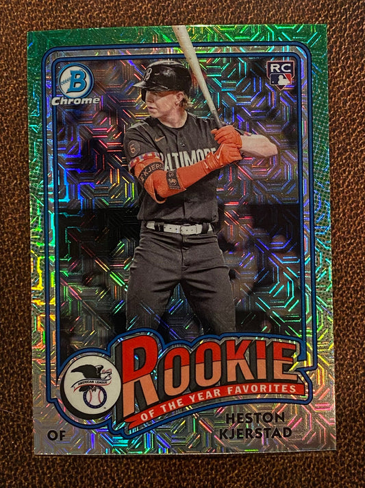 Heston Kjerstad - 2024 Bowman - Rookie of the Year Mojo Refractor - Orioles