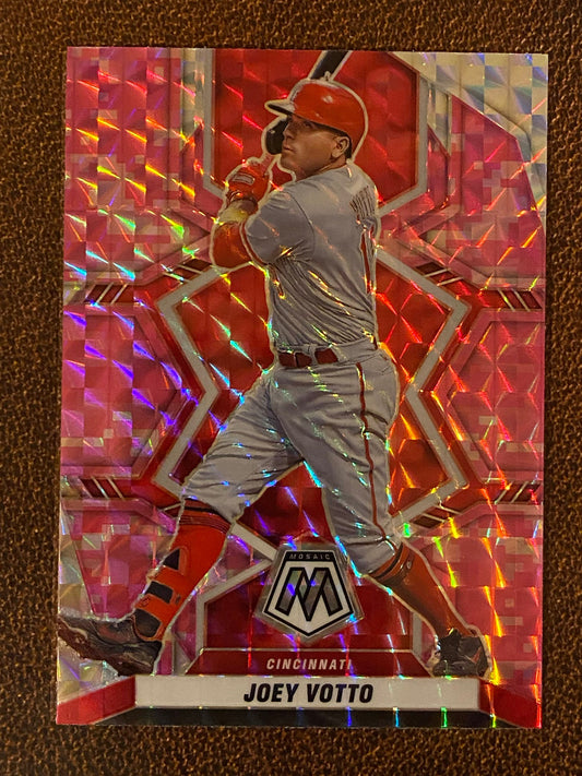 Joey Votto - 2022 Mosaic - Pink Camo - Reds