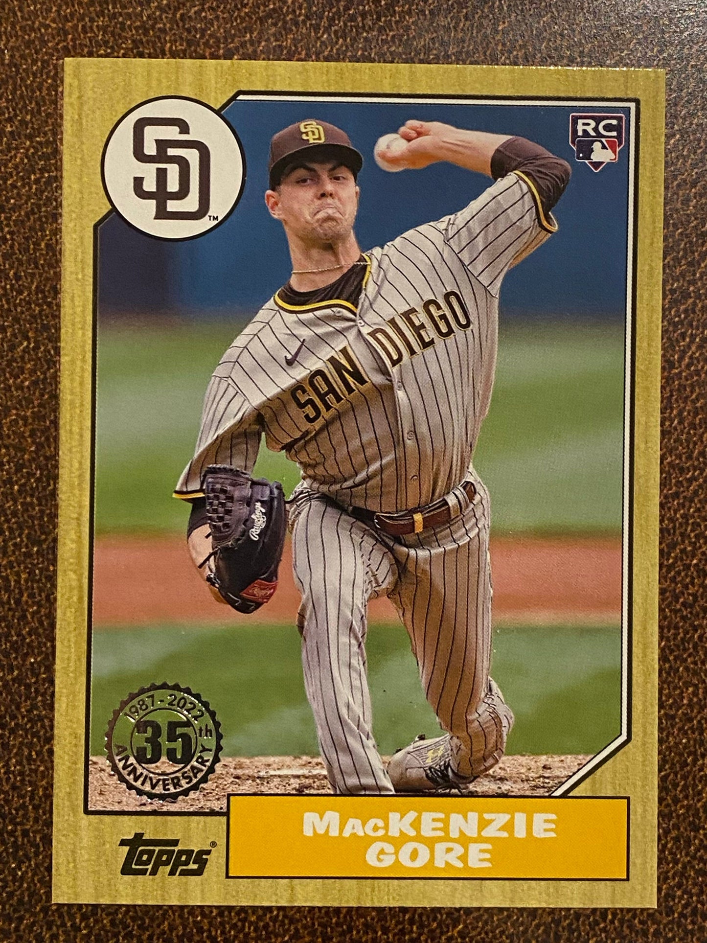 MacKenzie Gore - 2022 Topps Update - 1987 Insert - Padres