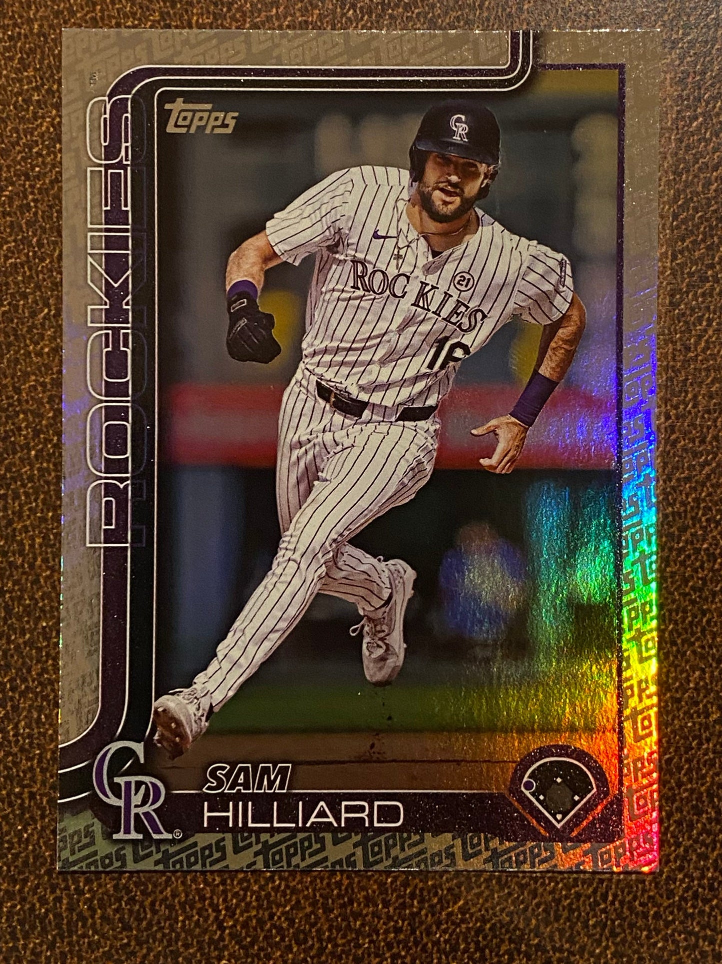 Sam Hilliard - 2025 Topps Series 2 - Fanatics Exclusive Topps Foil Border - Rockies