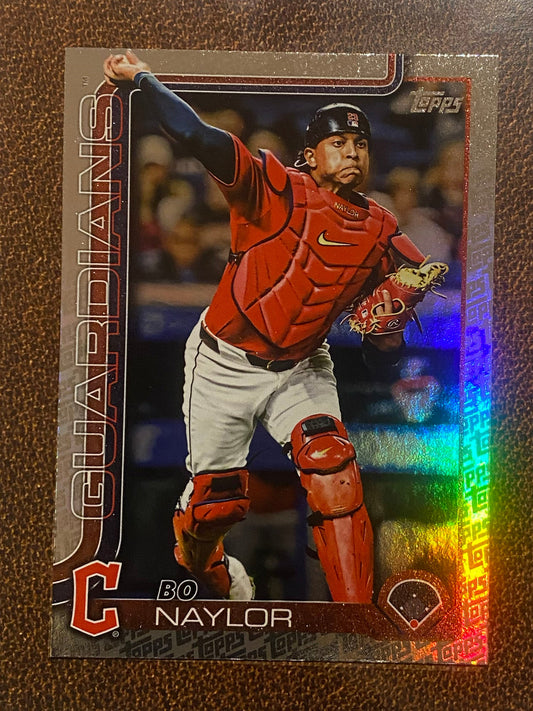 Bo Naylor - 2025 Topps Series 2 - Fanatics Exclusive Topps Foil Border - Guardians