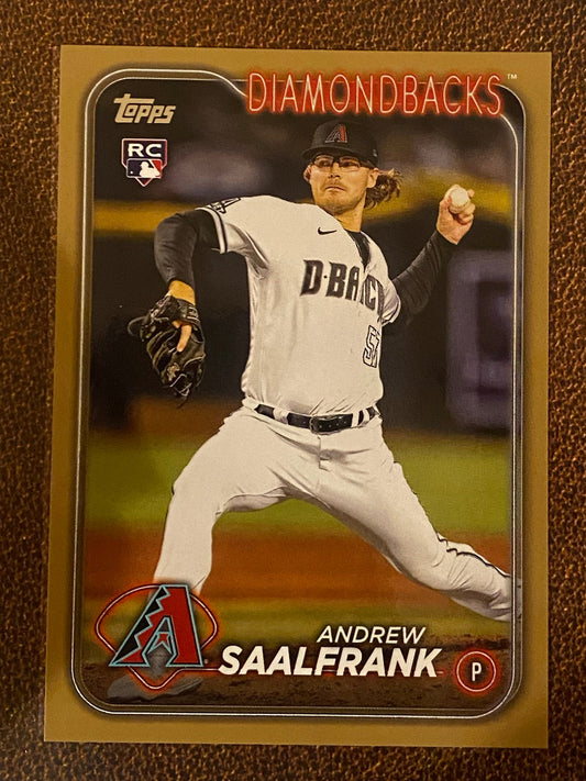Andrew Saalfrank - 2024 Topps Series 2 - Gold /2024 - Diamondbacks