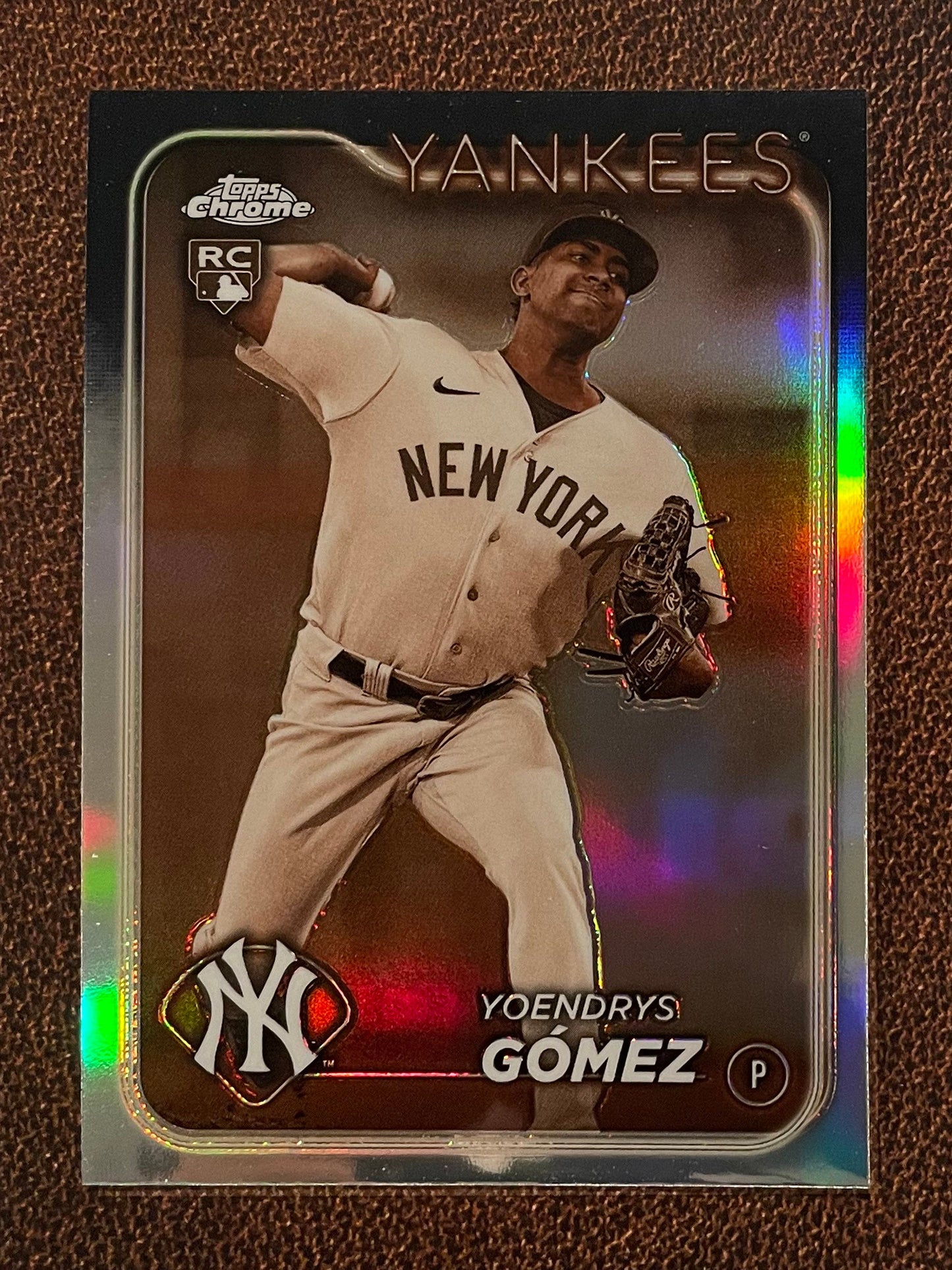 Yoendrys Gomez - 2024 Topps Chrome - Sepia Refractor - Yankees