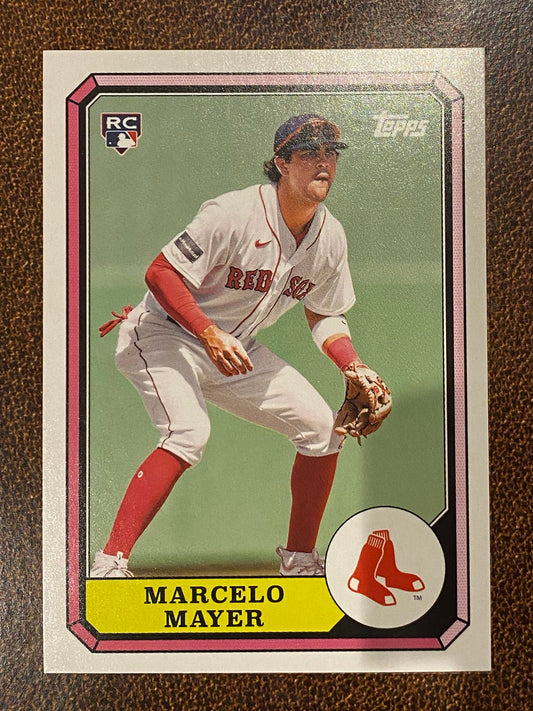 Marcelo Mayer - 2025 Topps Archives - Boardwalk Insert - Red Sox