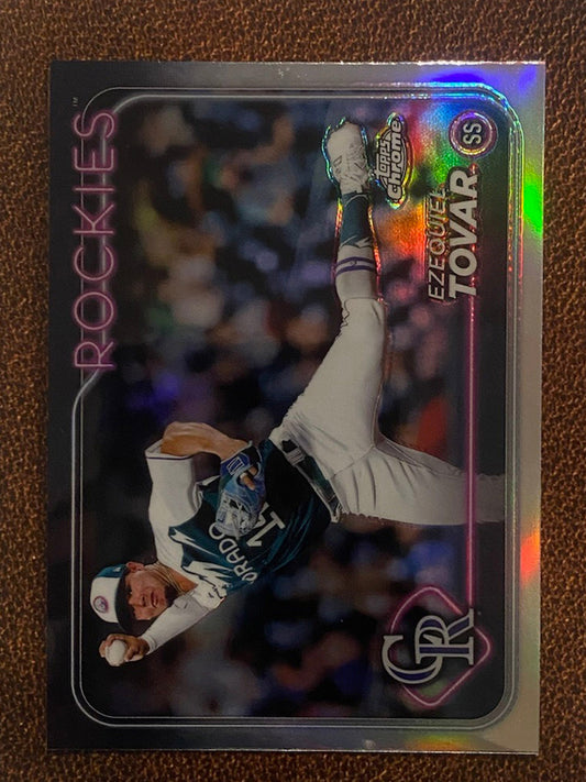 Ezequiel Tovar - 2024 Topps Chrome - Refractor - Rockies