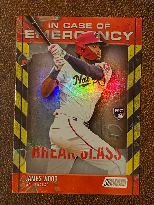 James Wood - 2025 Topps Stadium Club - Break Glass Insert - Nationals