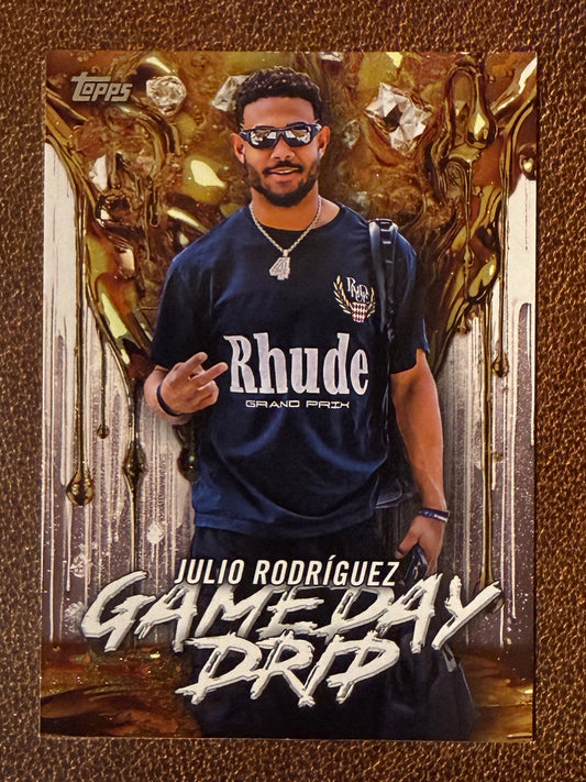Julio Rodriguez - 2026 Topps Series 1 - Gameday Drip Insert - Mariners