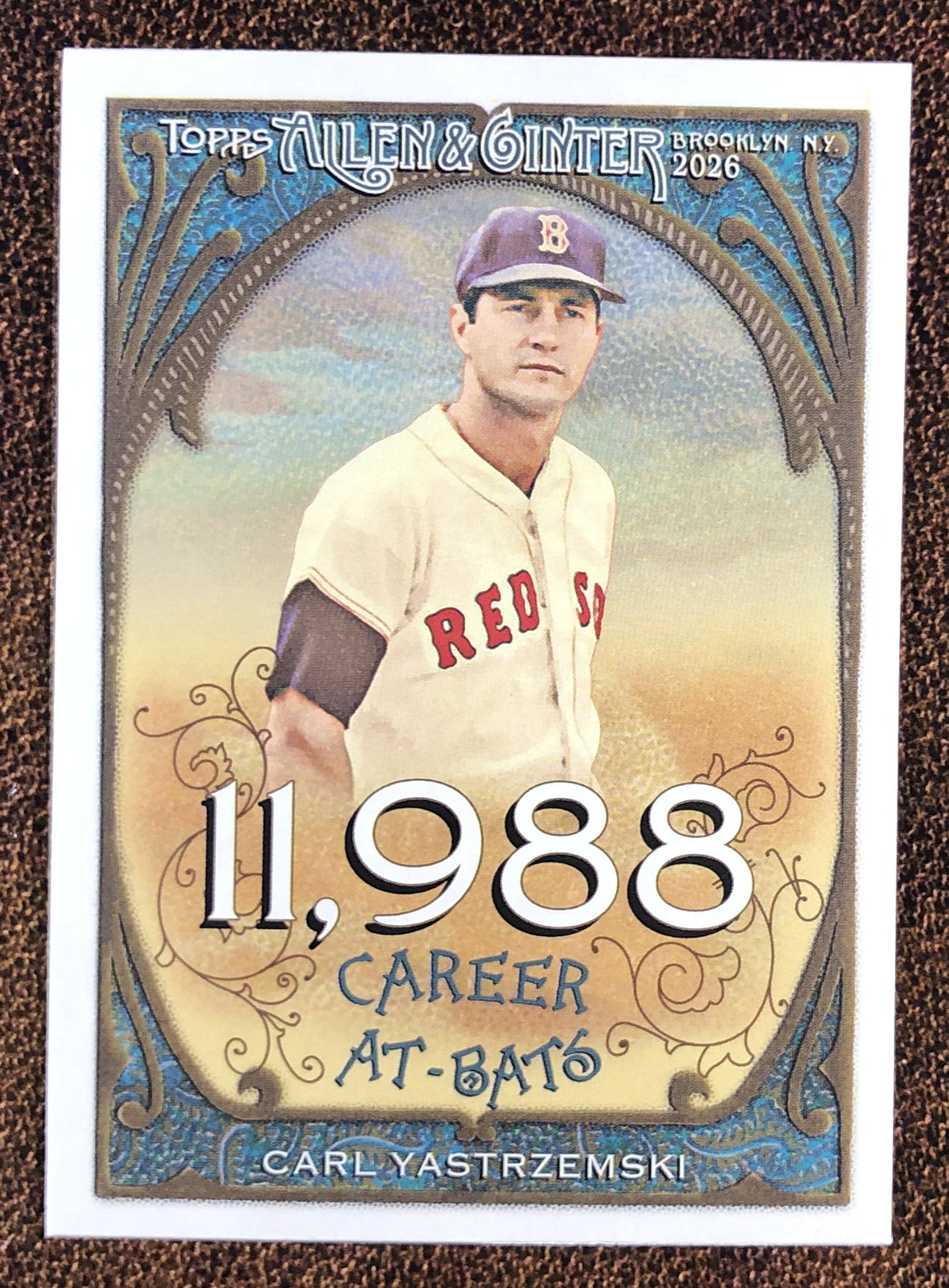Carl Yastrzemski - 2026 Topps Allen & Ginter - Career Insert - Red Sox