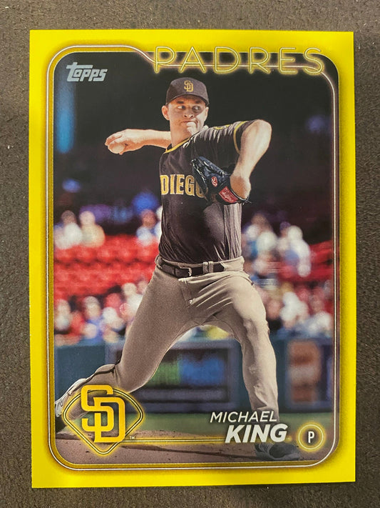 Michaek King - 2024 Topps Series 2 - Yellow Parallels - Padres