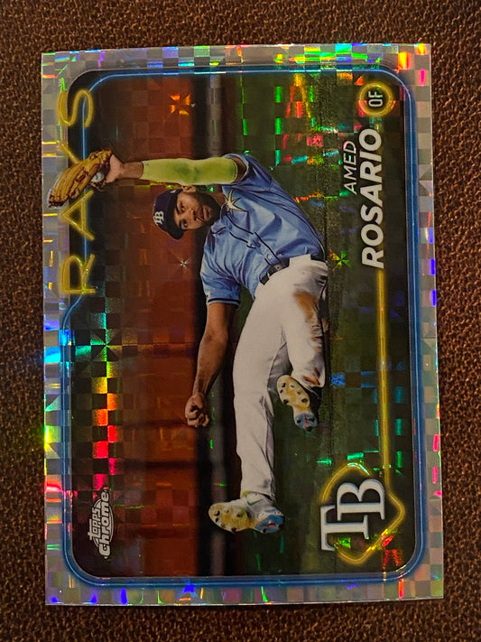 Amed Rosario - 2024 Topps Chrome Update - XFractor - Rays