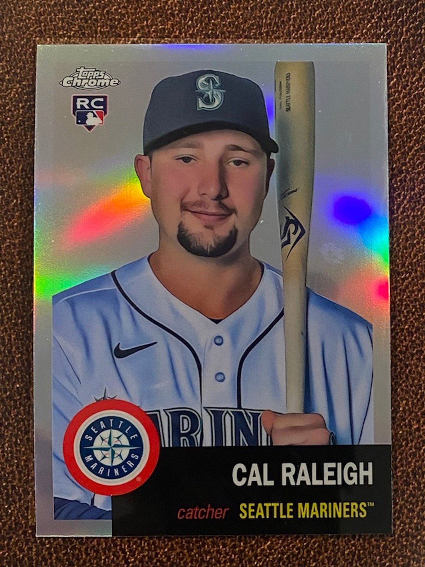 Cal Raleigh - 2022 Topps Chrome Platinum Anniversary - Refractor - Mariners