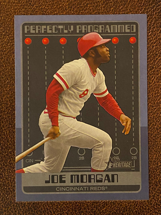 Joe Morgan - 2024 Topps Heritage High Number - Perfectly Programmed - Reds
