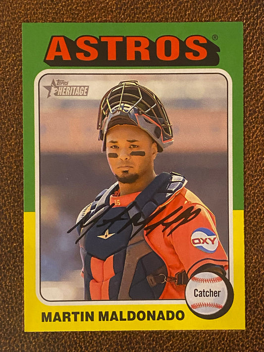 Martin Maldonado - 2024 Topps Heritage - Low Number Short Prints - Astros