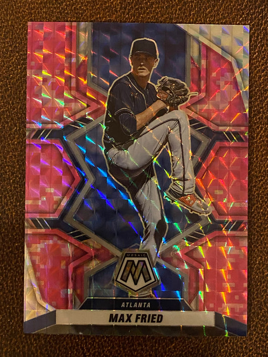 Max Fried - 2022 Mosaic - Pink Camo - Braves