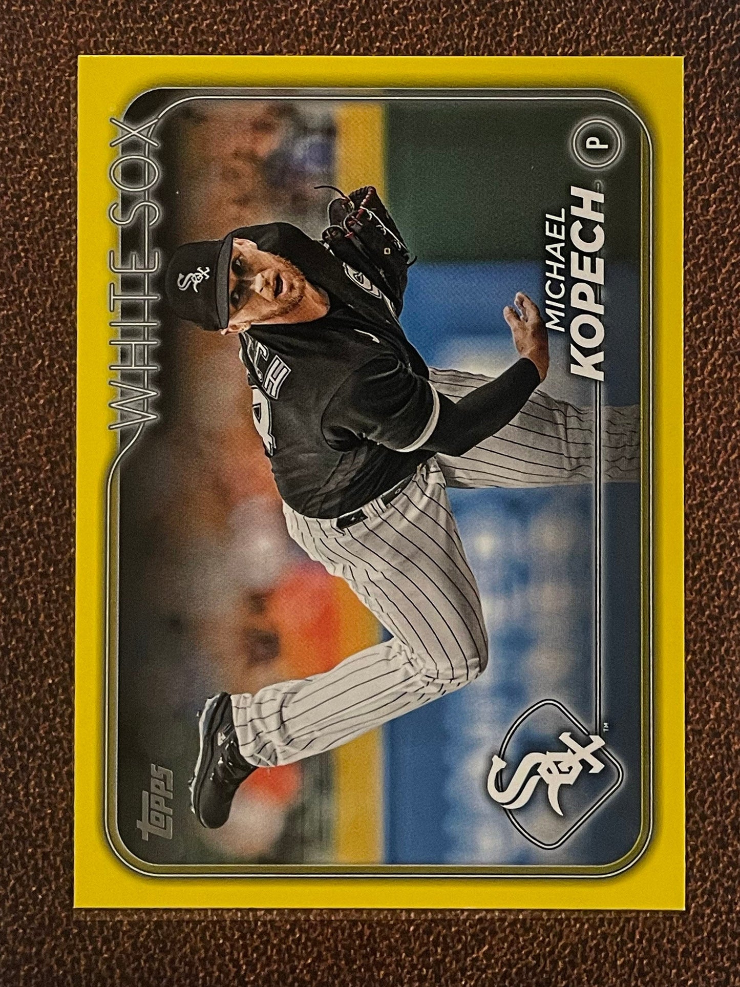 Michael Kopech - 2024 Topps Series 1 - Yellow Parallel - White Sox