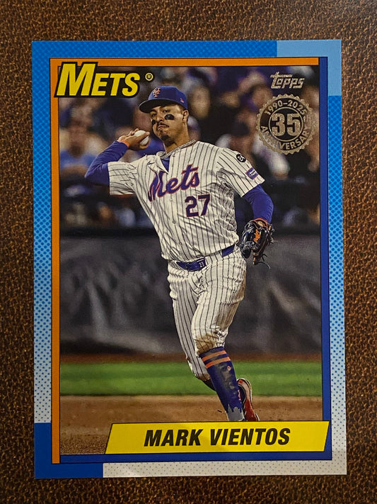 Mark Vientos - 2025 Topps Series 2 - 1990 Insert - Mets