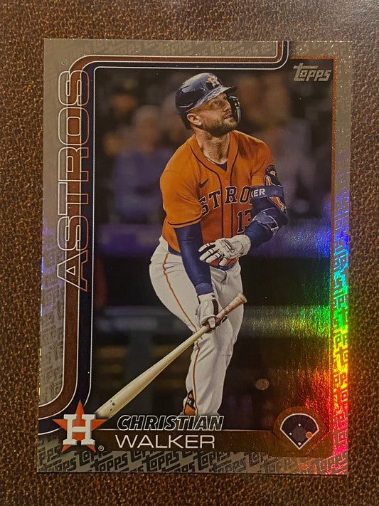 Christian Walker - 2025 Topps Series 2 - Fanatics Exclusive Topps Foil Border - Astros