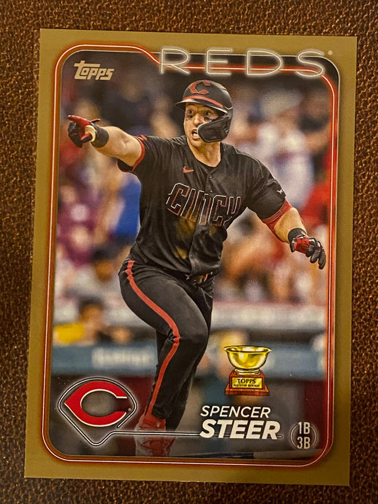 Spencer Steer - 2024 Topps Series 2 - Gold /2024 - Reds