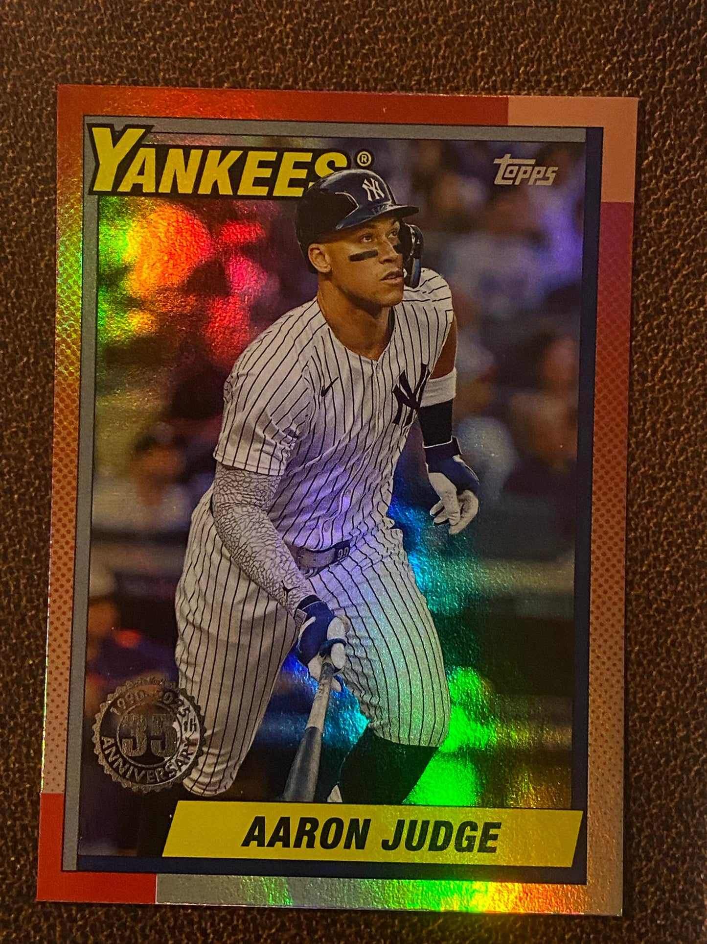 Aaron Judge - 2025 Topps Update - 1990 Foil Insert - Yankees