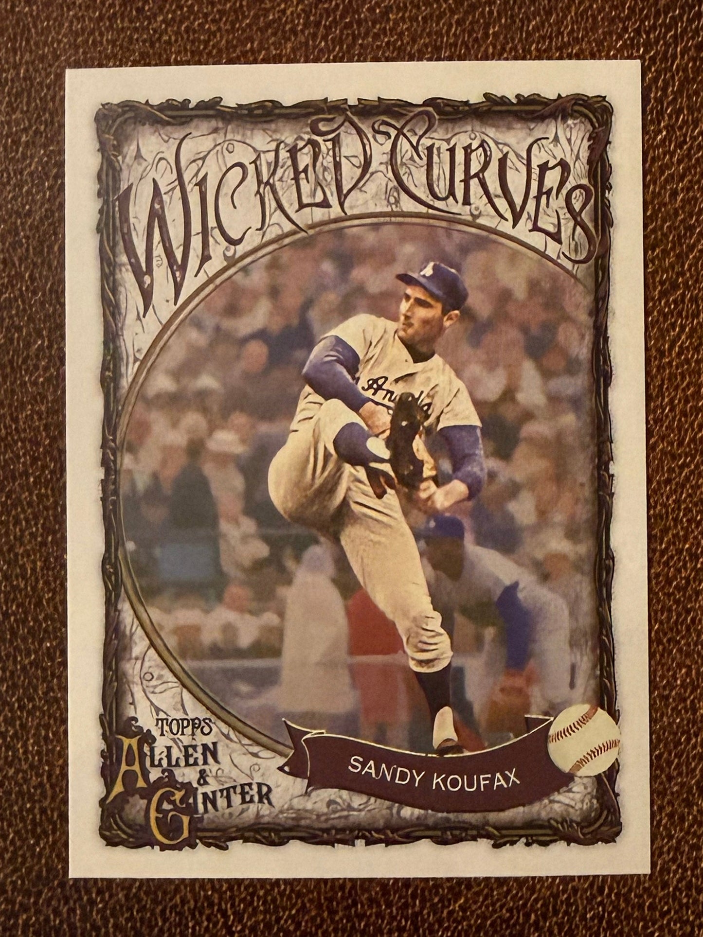 Sandy Koufax - 2025 Allen & Ginter - Wicked Curves - Dodgers