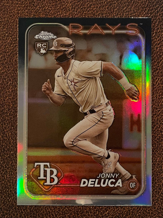 Jonny Deluca - 2024 Topps Chrome - Sepia Refractor - Rays