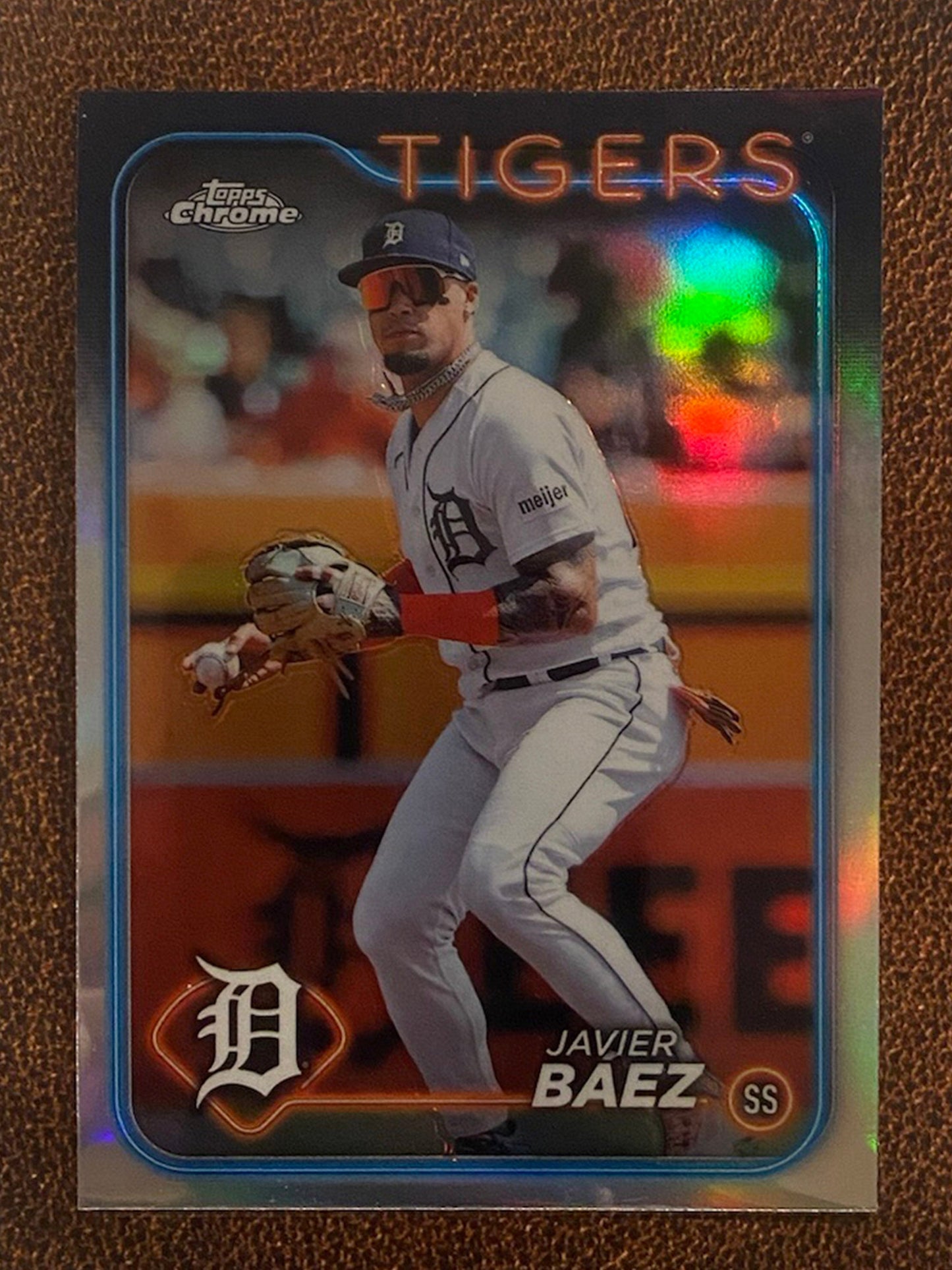 Javier Baez - 2024 Topps Chrome - Refractor - Tigers