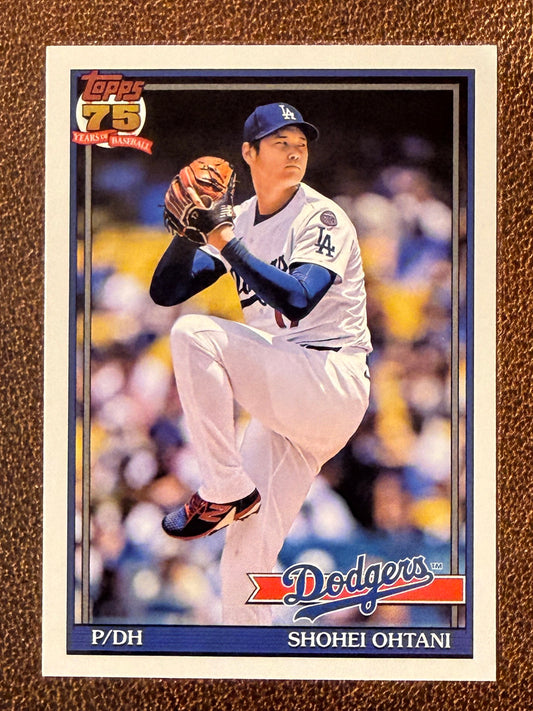 Shohei Ohtani - 2026 Topps Series 1 - 1991 Insert - Dodgers