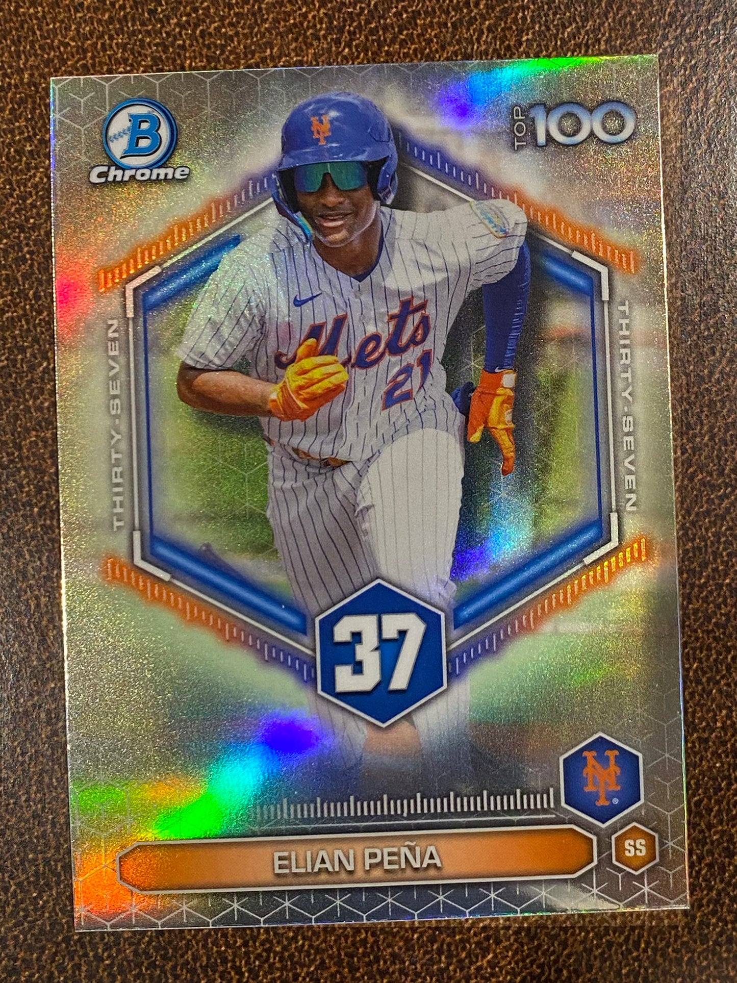 Elian Pena - 2026 Bowman - Scouts Top 100 Insert - Mets