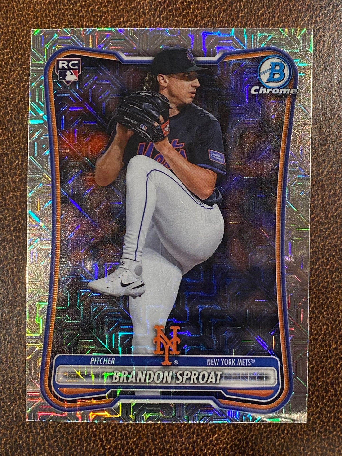 Brandon Sproat - 2026 Bowman - Rookie MOJO Refractor - Mets