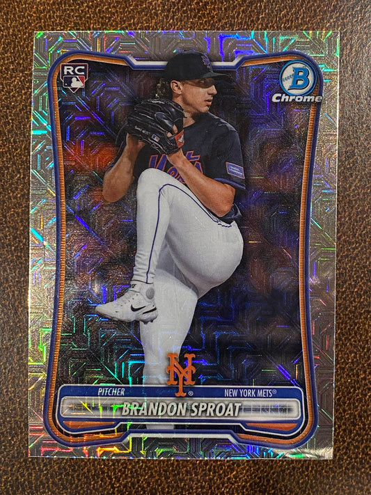 Brandon Sproat - 2026 Bowman - Rookie MOJO Refractor - Mets